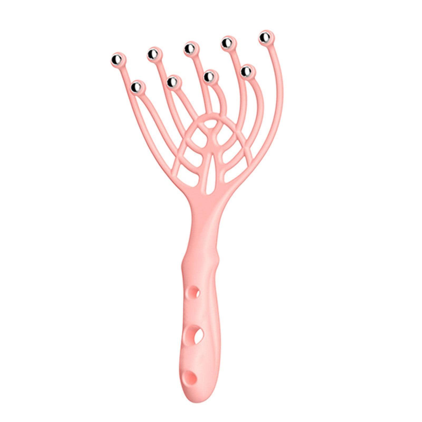 XGZ XGZ Scalp Massager, Head Massager Scalp Stress Relax,Protable Hand Held SPA Head Massager,Nine Claws Head Massager Steel Ball Scalp Roller