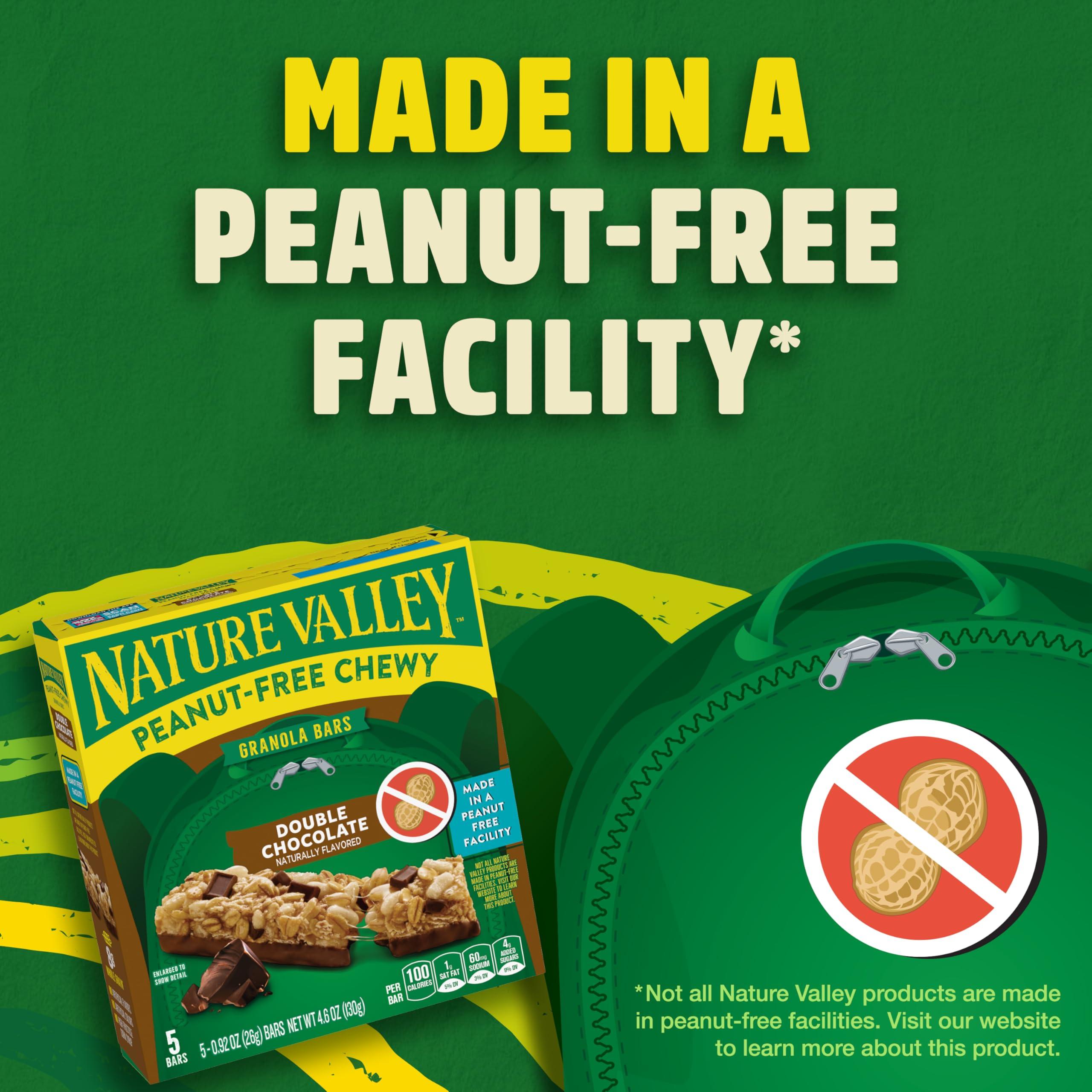 Nature Valley Nature Valley Lunch Box Chewy Granola Bars, Double Chocolate, Peanut Free, 5 Bars, 4.6 oz