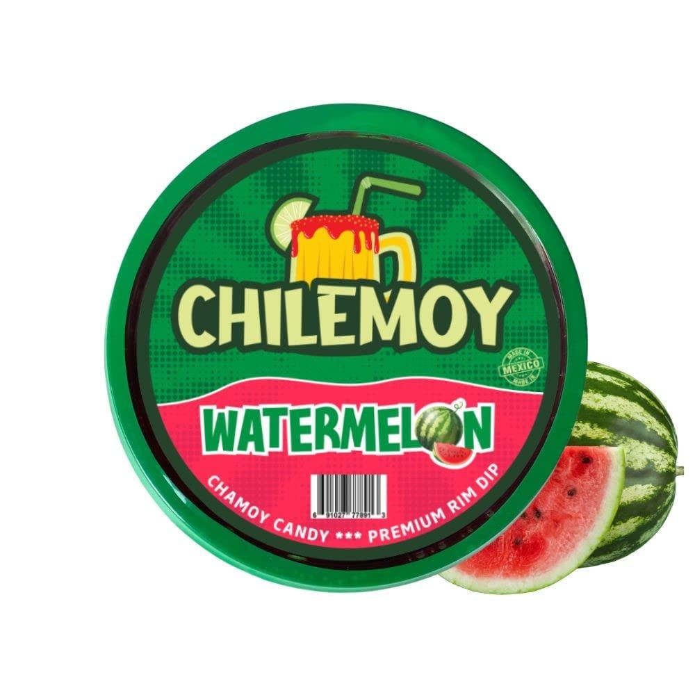 Chilemoy CHILEMOY Rim Dip Chamoy | Handcrafted Mexico | Chamoy Rim Paste for Cocktails, Seltzer, Michelada Rim Dip | Tajin Rimmer for Cocktails 8oz Watermelon