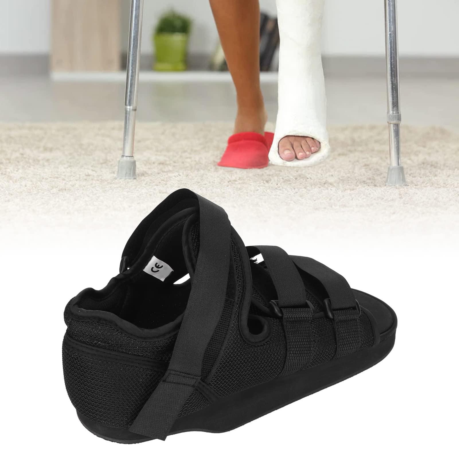 Semme Offloading Boot For Heel,Post Op Shoe For Relieve Heel or Ankle Pain and Pressure,Foot Recovery Shoe For Heel Fracture Ulcerations (L)