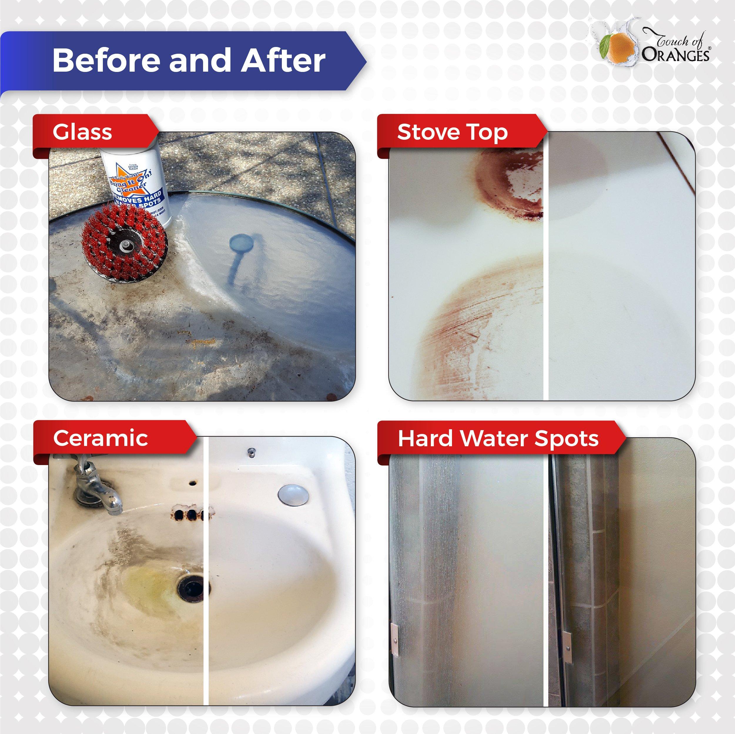 Bring It On Cleaner Bring It On Cleaner Water Spot Remover 32oz Plus 5 Inch Drill Scrub Brush