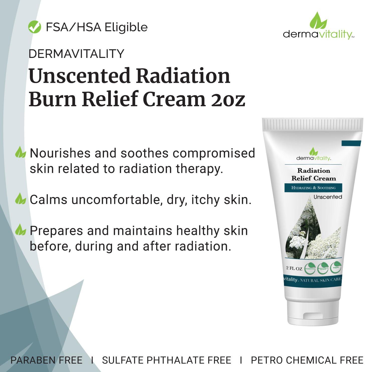 UltimateVitality UltimateVitality Unscented Radiation Burn Relief Cream Calendula Cream for Radiation Patients, Natural, Organic, Paraben, Pthalate Free - 2 Ounces
