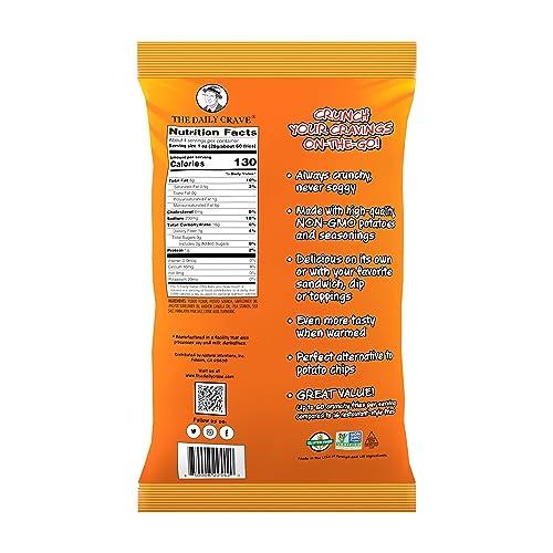 The Daily Crave The Daily Crave Sea Salt Fries - Gluten Free, Non-Gmo, Kosher, Crunchy - 4.25 Oz (Pack Of 8)