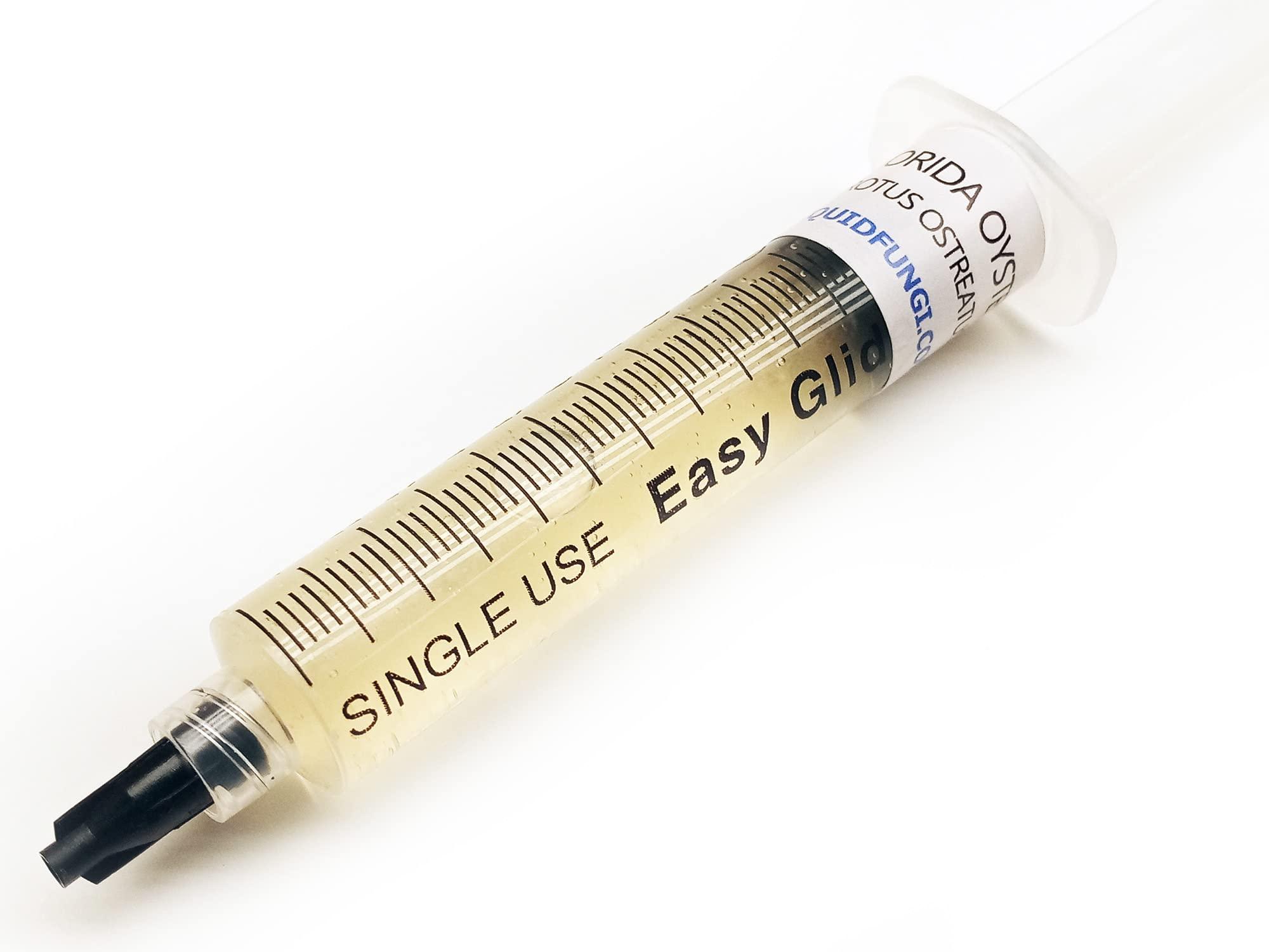 Liquid Fungi Liquid Fungi Florida Grey Oyster Mushroom Culture Syringe - Spore Free Live Mycelium