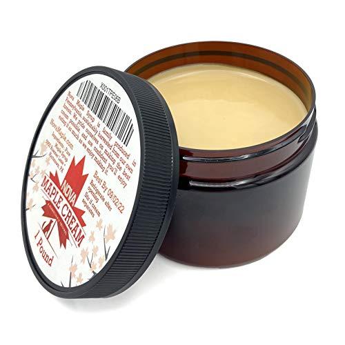 Nova Maple Syrup Nova Maple Cream - Pure Grade-A Maple Cream Butter Spread (1 Pound)