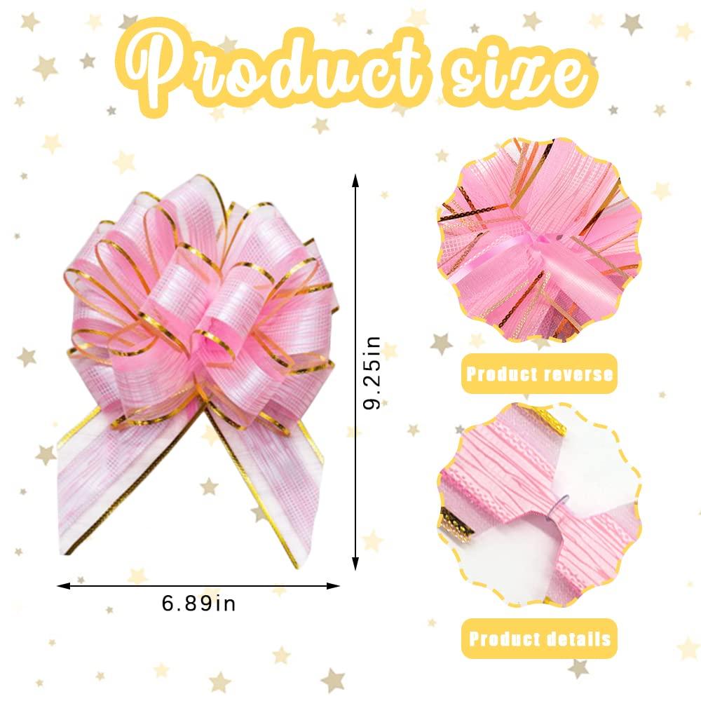 BOOMJOY BOOMJOY PVC Cleaning Gloves, Heavy Duty Dishwashing Gloves, Reusable Medium Gloves for Kitchen, Bathroom, Gardening, Working, Pet Care - Pink & Blue & Yellow, 3 Pairs, Size M