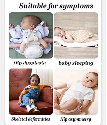 WYSWDJ WYSWDJ Adjustable Hip Abduction Fixation Brace, Children's Hip Joint Dislocation of Hip Abduction Orthosis, Post Op Hip Brace, Suitable for Children Under 4 Years Old,A,S