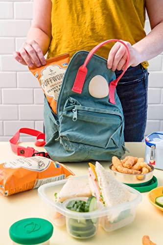 Puffworks Puffworks Original Organic Peanut Butter Puffs, 1.2 Ounce (Pack of 6), Plant-Based Protein Snack, Gluten- and Rice-Free, Vegan, Kosher