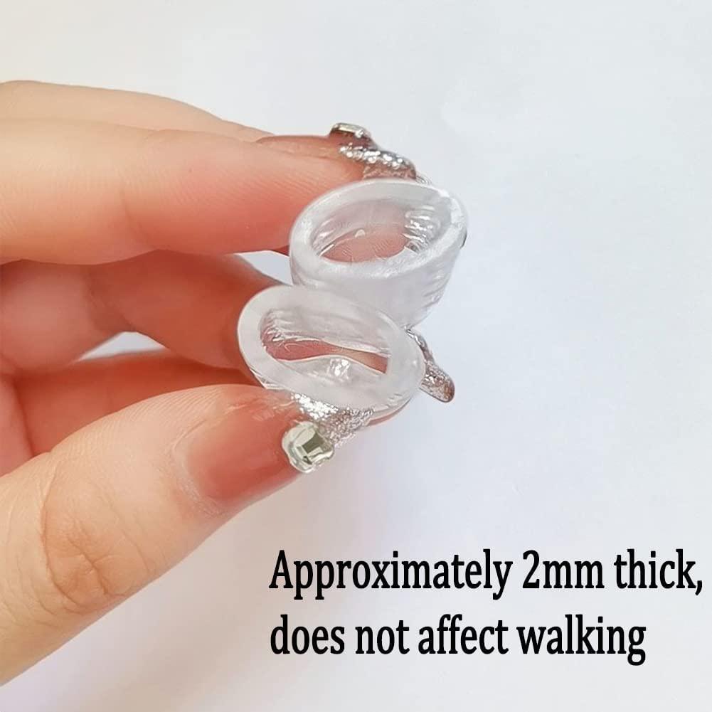 Ujicde Gel Toe Protector Caps, Little Toe Protectors, Silicone Breathable Toe Covers Sleeves for Pinky, Blisters, Corns, Hammer Toes, Friction Pain Relief, Prevent Shoe Rubbing and Friction ( Color : 10PCS ,