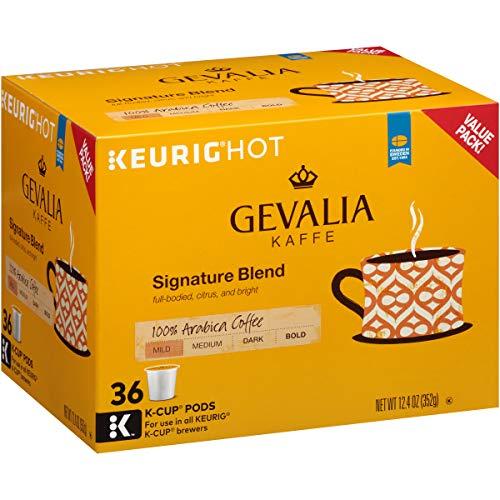 Gevalia Gevalia Signature Blend Mild Roast K-Cup Coffee Pods (144 Pods, 4 Packs of 36)