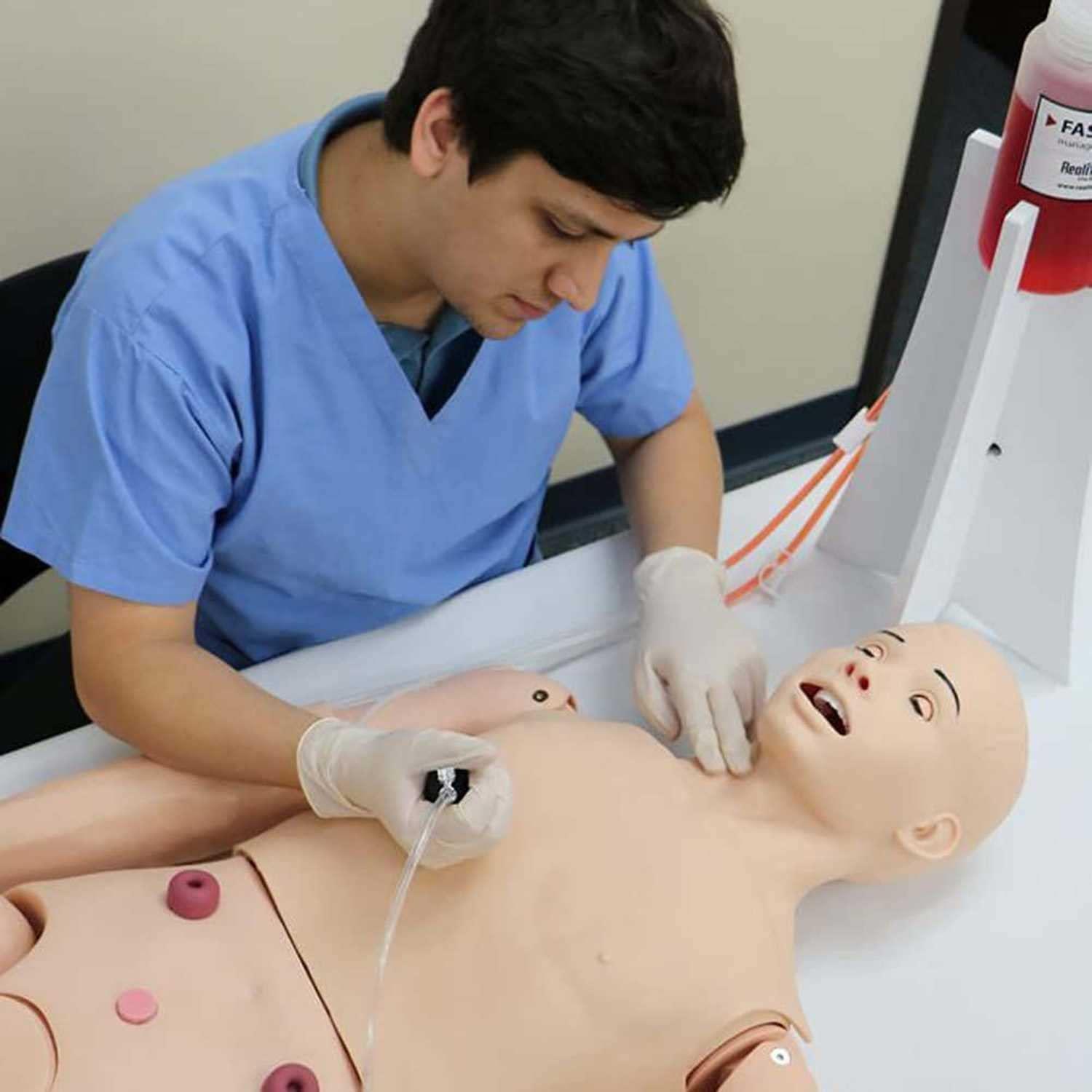 HIMFL Demonstration Human Manikin,Male and Female Nursing Manikin Life Size Patient Care Manikin for The Cure of The Patient Didactic Material in