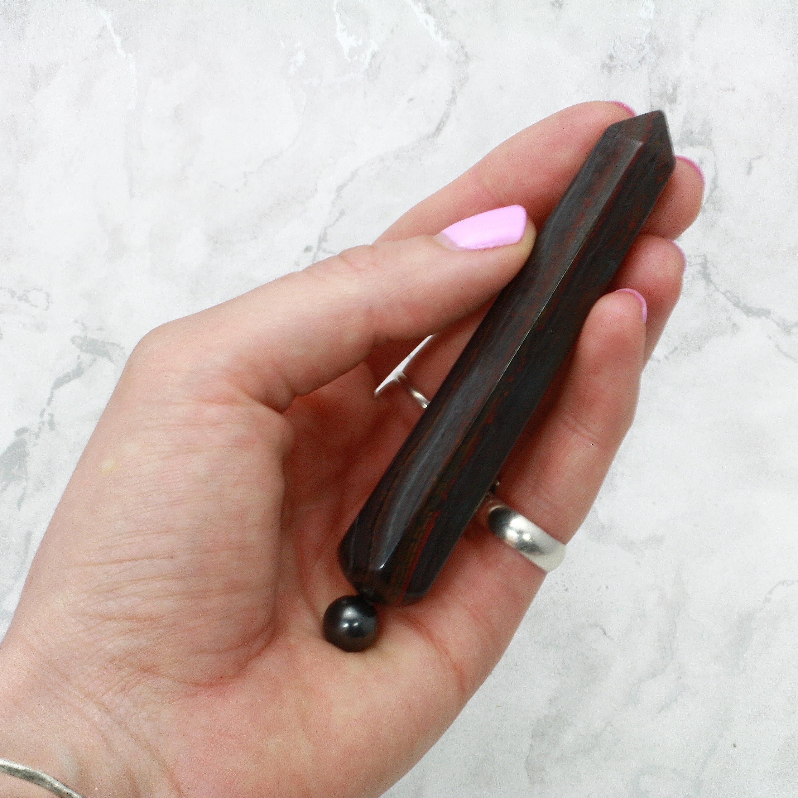 CrystalAge Tiger Iron Crystal Power Wand