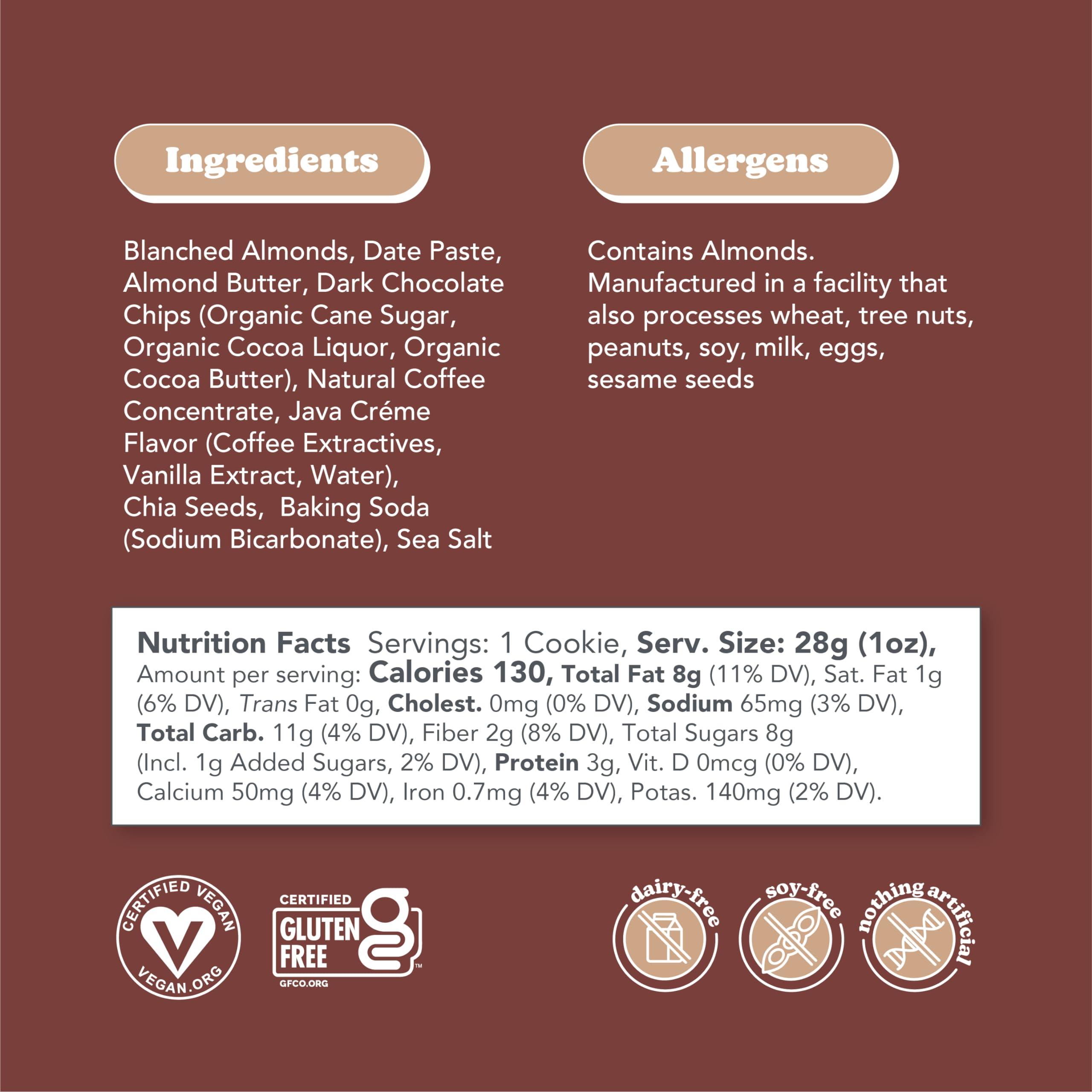Love + Chew Love + Chew Soft Baked Protein Cookies, Gluten Free | (18) Count Chocolate Lover Minis Variety Pack | Vegan, Paleo, Non GMO and Packed with Superfoods. - Individually Wrapped, and Made from High Protein Almonds