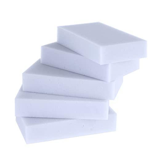 Lipfer Lipfer Magic Cleaning Sponge Pack of 100 Sponges Melamine Foam Cleaning Pad Eraser Sponge for All Surface Bathroom Kitchen Floor Baseboard Wall Cleaner Gray