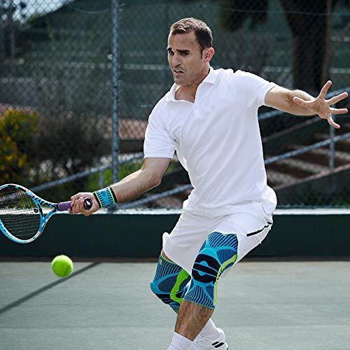 Bauerfeind Bauerfeind Sports Knee Support - Knee Brace for Athletes with Medical Grade Compression - Stabilization and Patellar Knee Pad (Rivera, XXL)