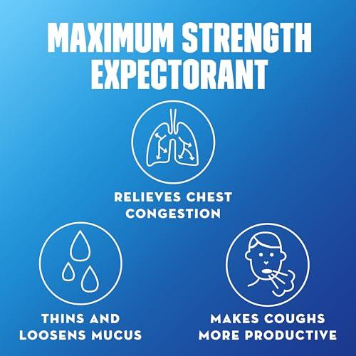 Mucinex Mucinex 12 Hour Maximum Strength 1200 mg Guaifenesin Extended-Release Tablets for Excess Mucus Relief, Expectorant Aids Excess Mucus Removal, Chest Congestion Relief, 42 Tablets