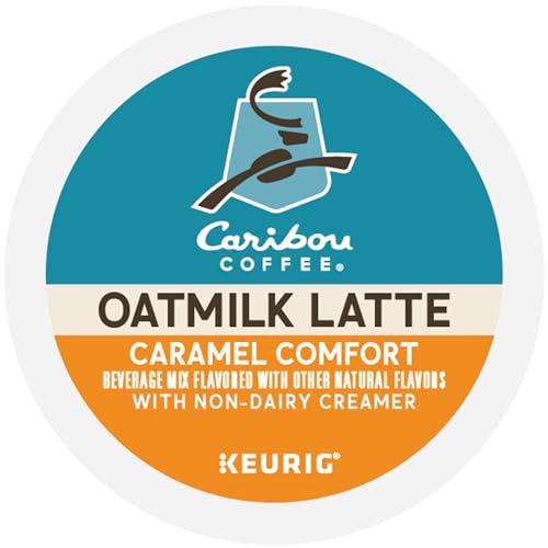 Caribou Coffee Caribou Coffee Caramel Comfort Oatmilk Latte, One Step Latte Single Serve Keurig K-Cup Pods, 20-Count Box