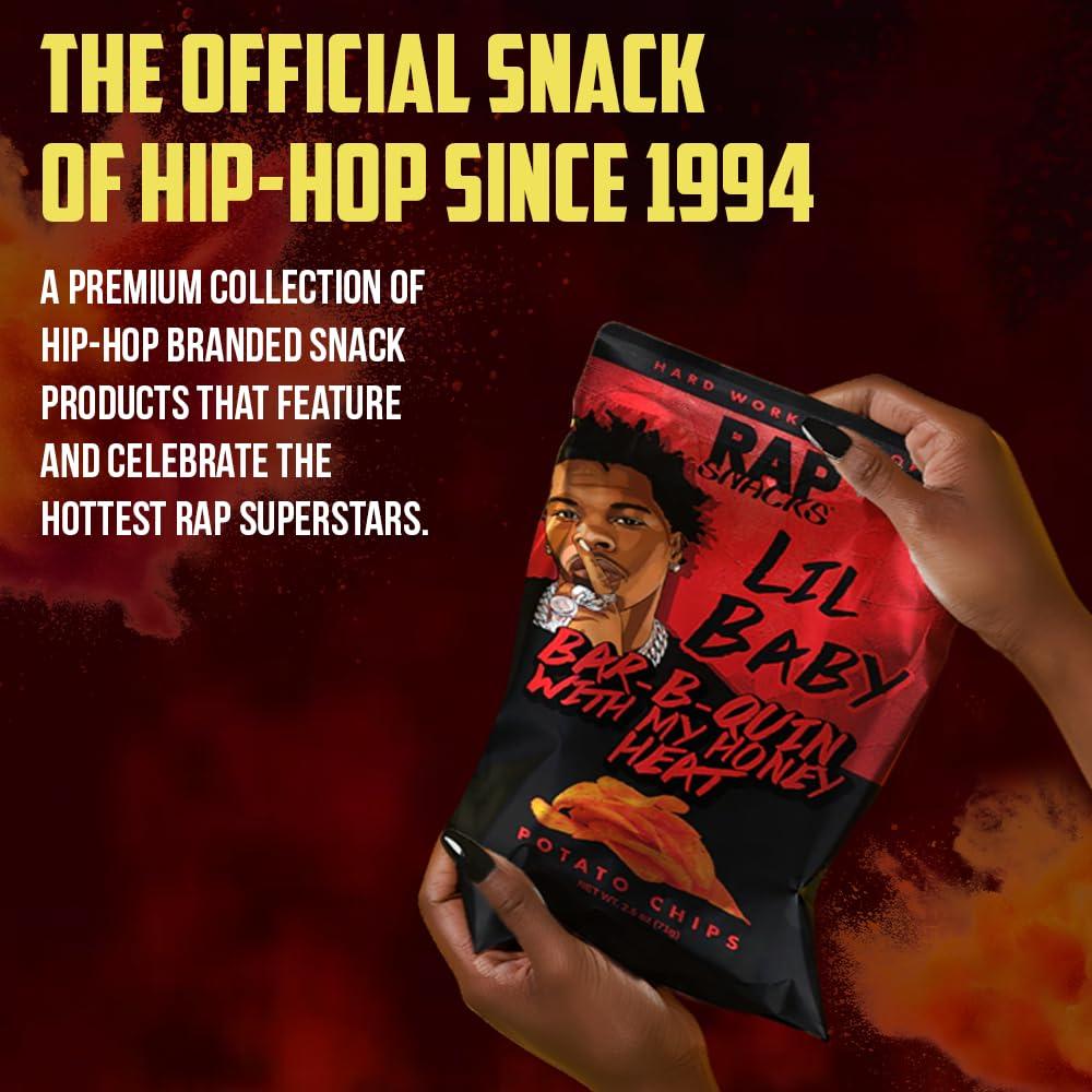 RAP SNACKS Rap Snacks Migos Sour Cream with a Dab of Ranch Potato Chips 2.5 Oz Bags - Pack of 12