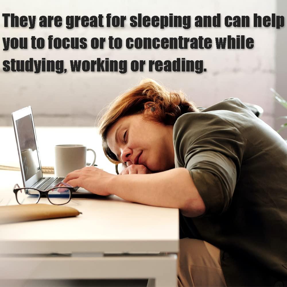 Booge 1 Pair Silicone Quiet Ear Plugs, Reusable Noise Reduction Earplugs Hearing Protection Earplug for Sleeping Noise Cancelling - Black