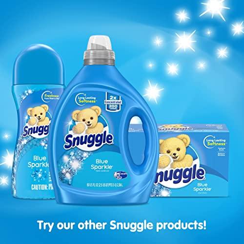 Snuggle Snuggle Blue Sparkle Liquid Fabric Softener, 2X Concentrated, 200 Loads, 80 Fl Oz