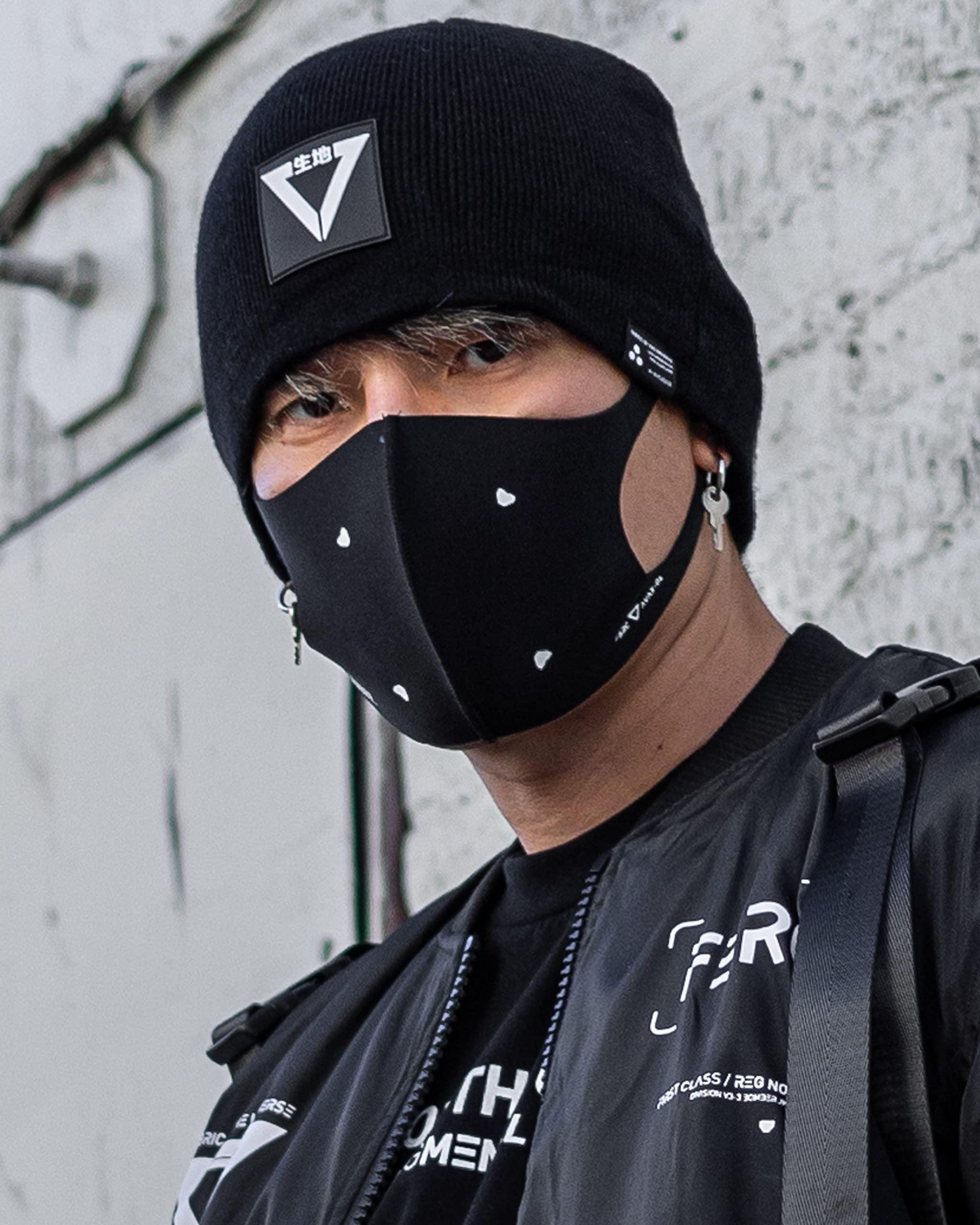 Fabric of the Universe Fabric of the Universe Techwear Graphics Neoprene Face Mask (AVAX-04, Large)
