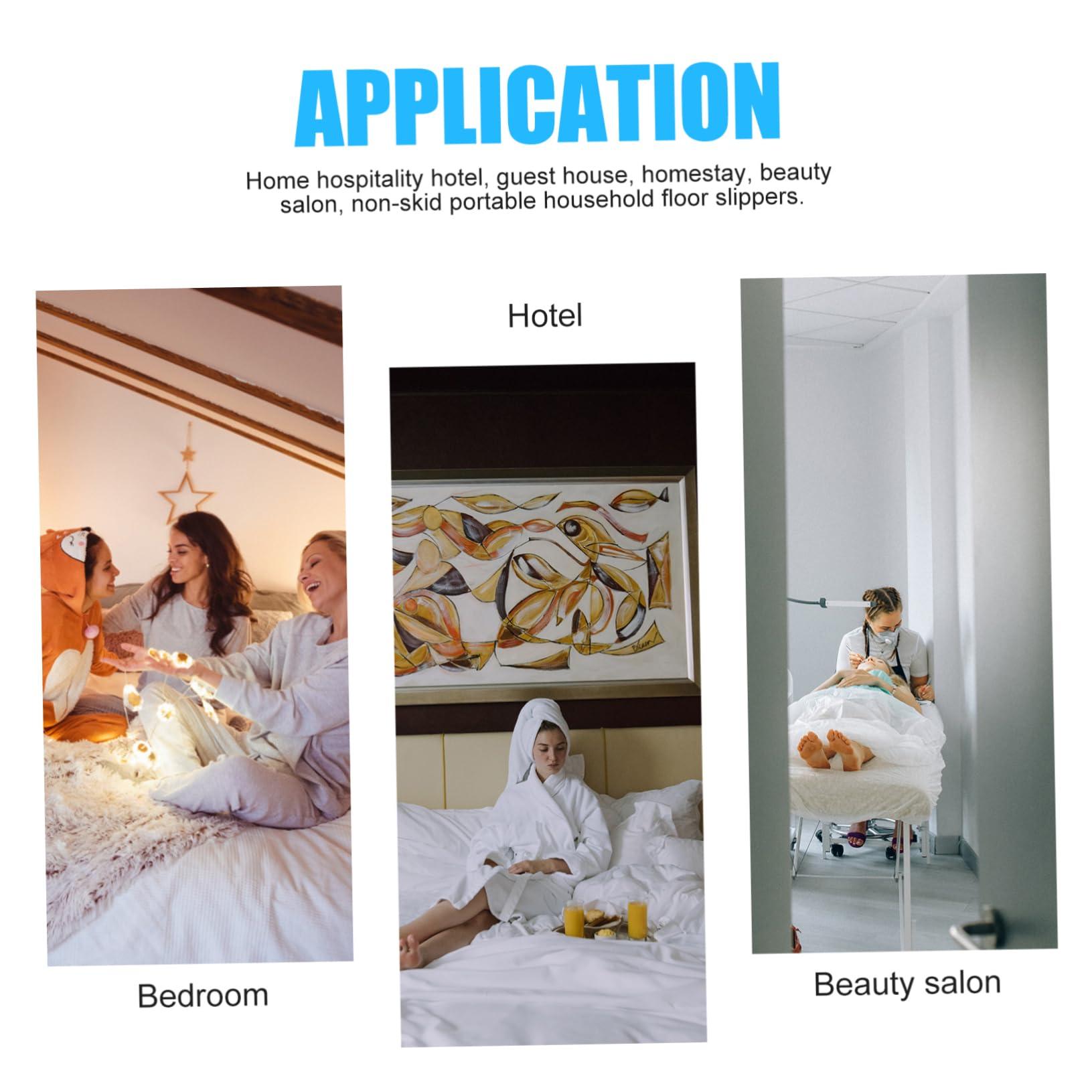 SOESFOUFU SOESFOUFU Warm Slippers for Women Thick Cotton Covers Removable Washable Lining Fur Insoles Fluffy Indoor Outdoor Slippers Inserts