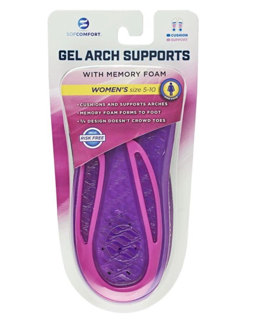 Soft comfort Gel Arch Support Pink 5-10