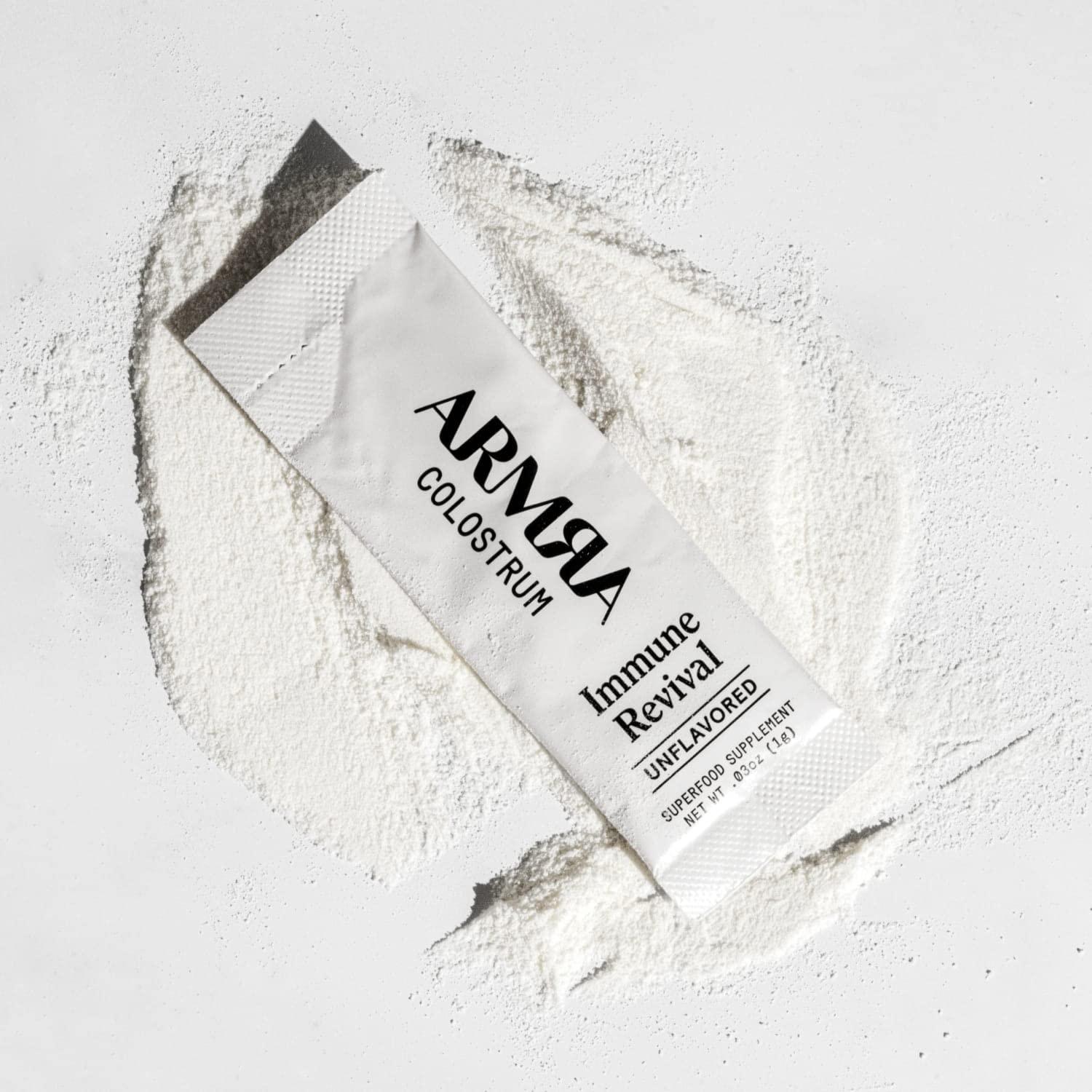 ARMRA ARMRA Colostrum Premium Powder, Grass Fed, Gut Health Bloating Immunity Skin & Hair, Contains 400+ Bioactive Nutrients, Keto, Gluten & Fat Free (Unflavored Bundle | 120 Servings)