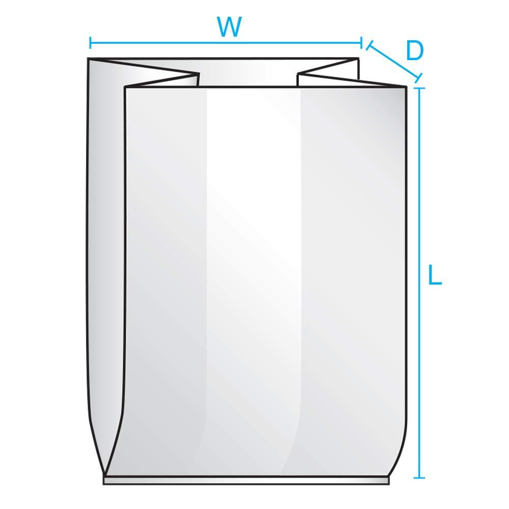 Smart Tech Plastic Bags 48" x 46" x 96" x 1.5 mil Clear Eco-Manufactured Plastic Pallet Top Covers (Roll of 60)