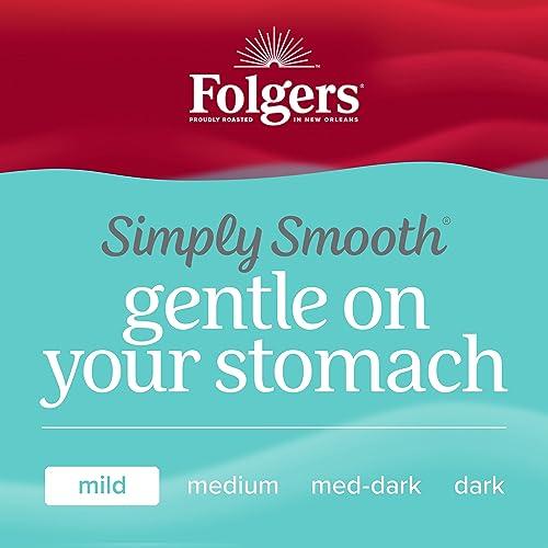 Folgers Folgers Simply Smooth Ground Coffee, Mild Roast, 27 Ounces