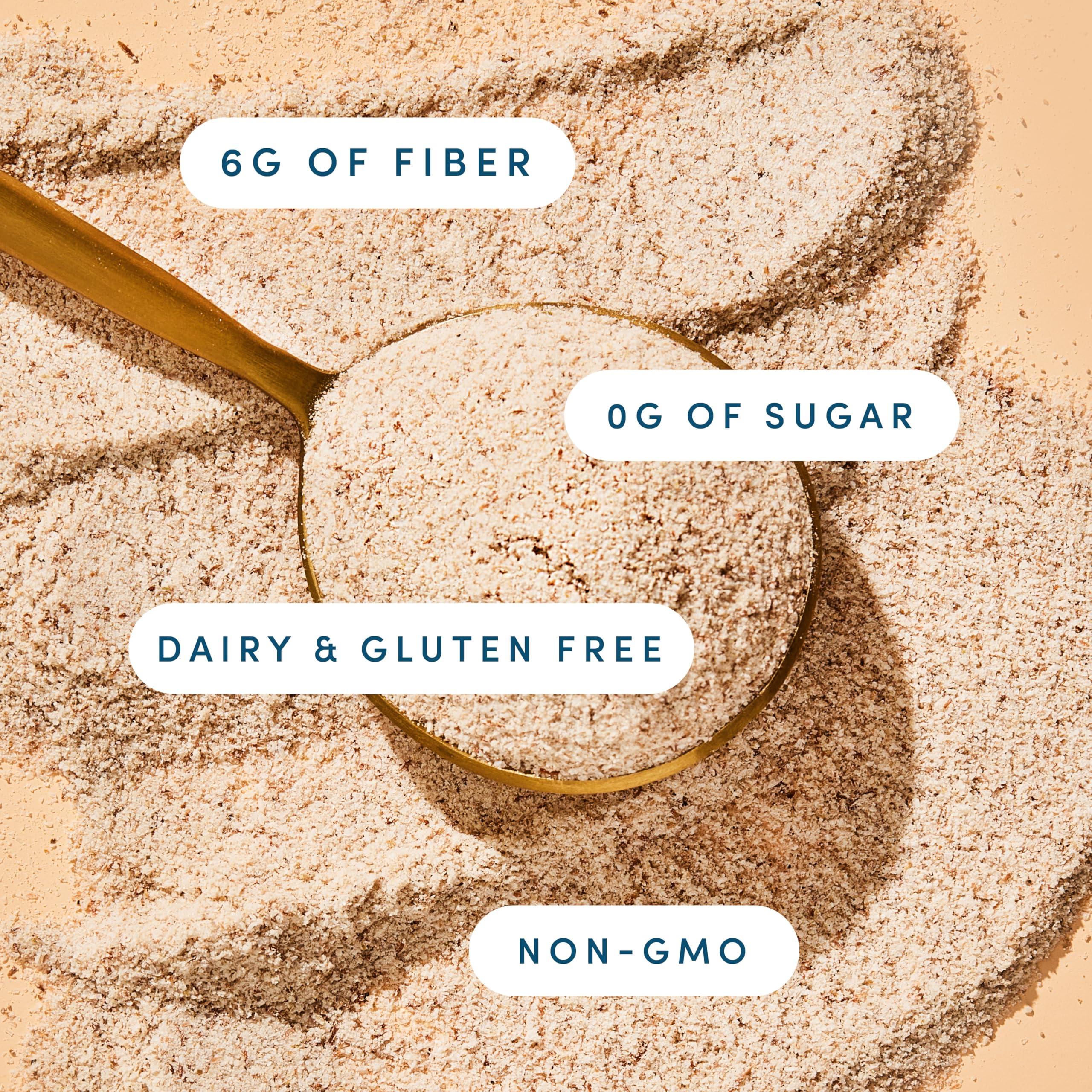 Bio.me Fiber Rescue - Psyllium Husk Powder for Digestive Health & Bloating Relief, Sugar Free Lemonade Flavored Prebiotic Soluble Fiber Powder, Non-GMO Fiber Supplement Powder, Gluten Free - 30 Servings