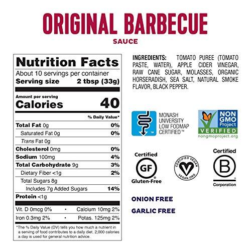 Fody Fody Foods Vegan BBQ Sauce | Low FODMAP Certified | Gut Friendly, No Onion | IBS Friendly Kitchen Staple | Gluten Free, Lactose Free, Non GMO | 12 Ounce pack of 3