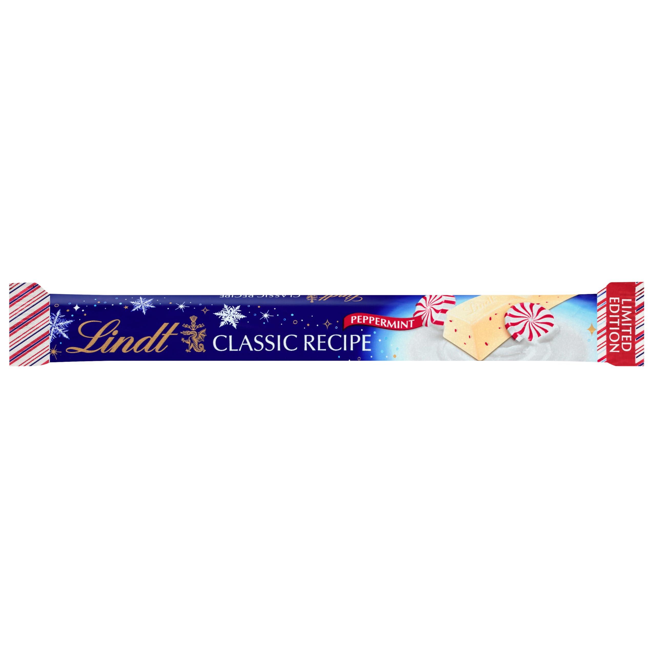 Lindt Lindt CLASSIC RECIPE Holiday White Peppermint Chocolate Candy Stick, 1.2 oz., 24 Pack