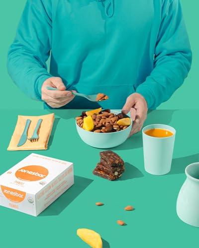 jonesbar JONESBAR (Mango Almond, 12 Count (Pack of 1)) USDA Organic Fruit & Nut Bar, Non-GMO, Kosher, Vegan, Gluten Free, Simple Snack Bar