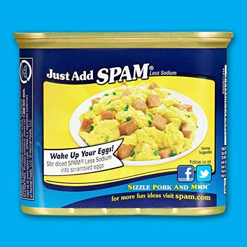 SPAM SPAM Less Sodium, 12 Oz (Pack Of 12)