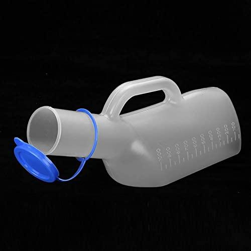 BITWIT Male Urinal,1000 Ml Portable Urine Bottle with Lid, Mobile Toilet Urine Catcher for Older Adults for Children, Reusable Urine Bottle Container for Men with Lid
