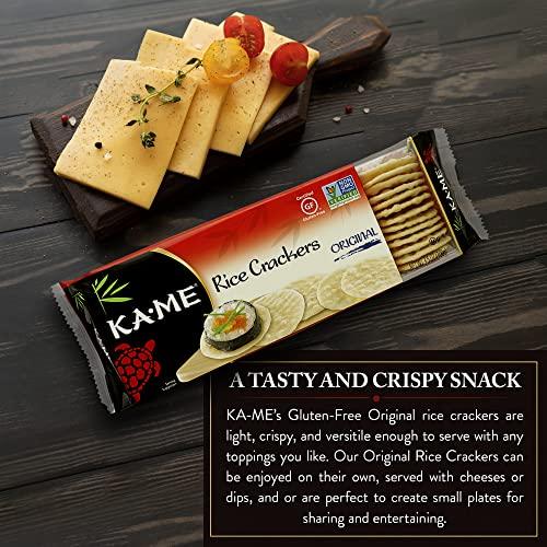 KA-ME Ka-Me Gluten Free Rice Crackers, Original, 3.5 Ounce