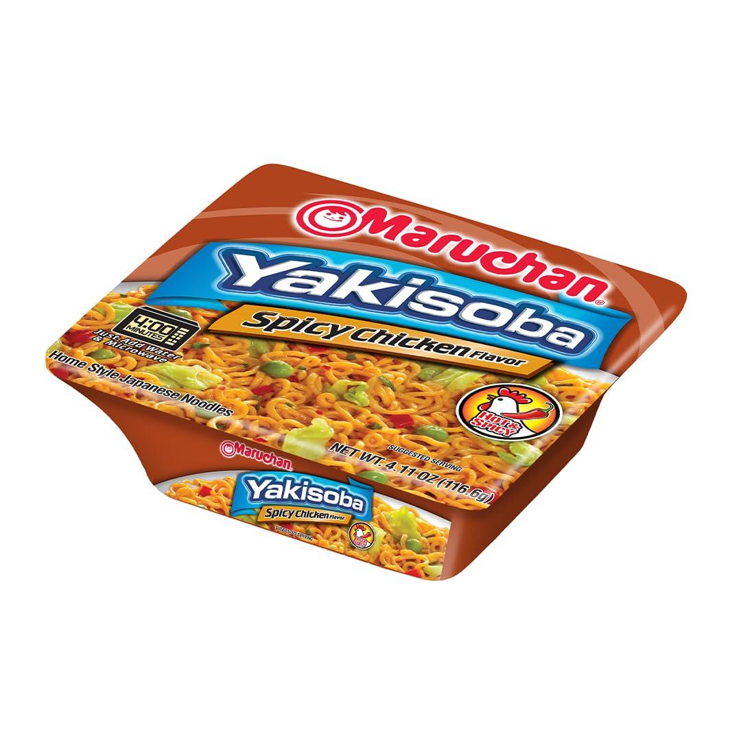 Maruchan Maruchan Yakisoba Spicy Chicken Flavor, 4.11 Oz, Pack of 8, (4178990743)