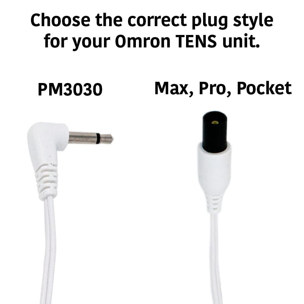 Discount TENS TENS Lead Wires Compatible with Omron Electrotherapy Devices with Snap Connectors. Replacement Lead Wires Compatible with Omron TENS Units: Max, Pro, Pocket. Discount TENS Brand.