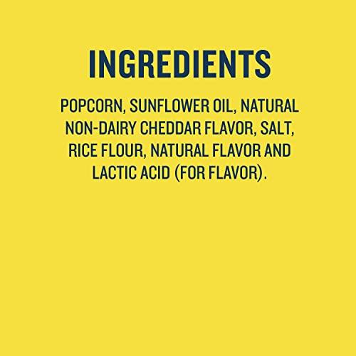 SkinnyPop SkinnyPop White Cheddar Popcorn, 4.4oz Grocery Sized Bag, Skinny Pop, Healthy Popcorn Snacks, Gluten Free (Pack of 4)