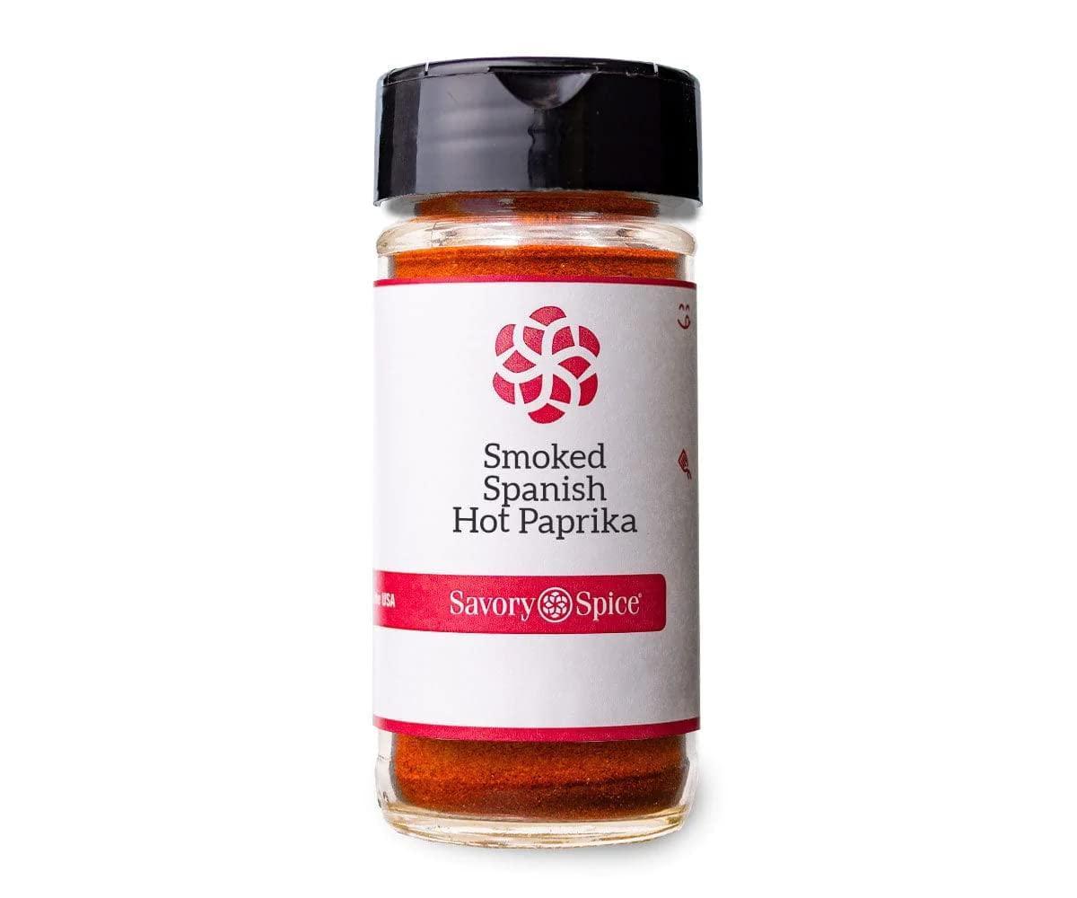 Savory Spice Shop Savory Spice Smoked Spanish Hot Paprika - Sweet-Smoked, Spicy Hot Paprika Powder Seasoning (1 Cup Bag - Net: 3.8 oz)
