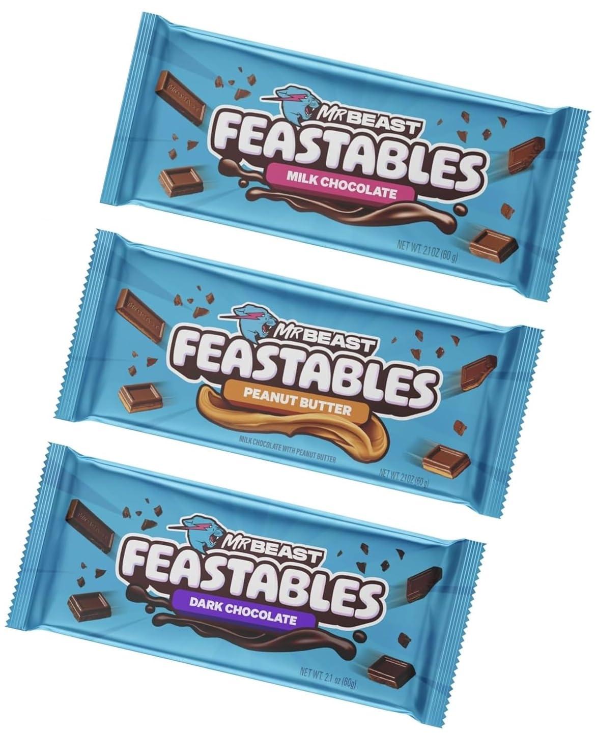 Festeables Mr Beast Chocolate Bars, Peanut FANTASTY MALL - NineLife -  Thailand