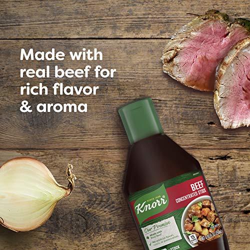 Knorr Knorr Concentrated Stock 12 count For a Flavorful and Aromatic Beef Stock Beef Gluten Free and No Artificial Flavors, Colors or Preservatives 8.45 fl oz