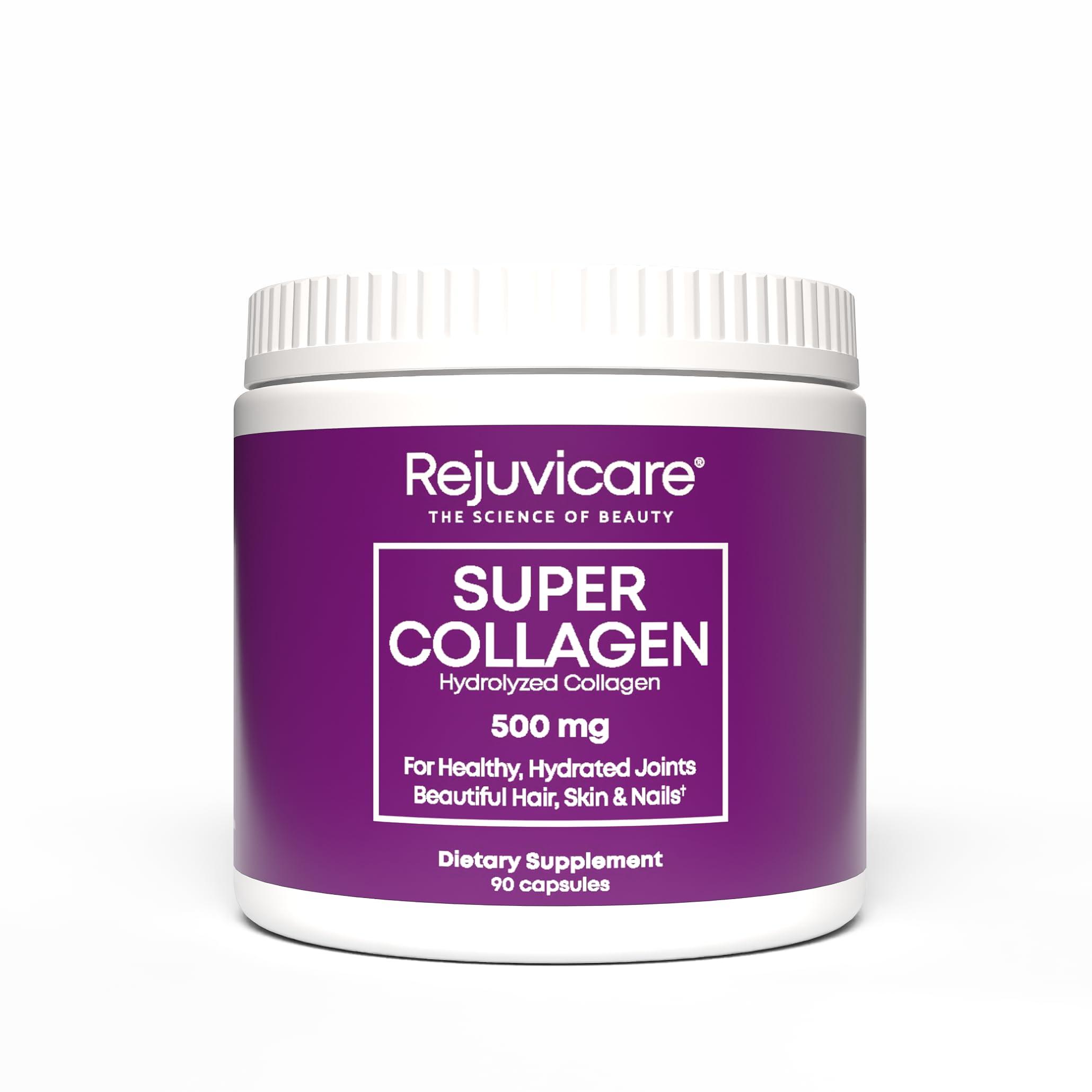 Rejuvicare Rejuvicare Super Collagen Capsules for Beauty, Healthy Joints, Hair, Skin, & Nails, 90 Servings, Multi, (N8745)