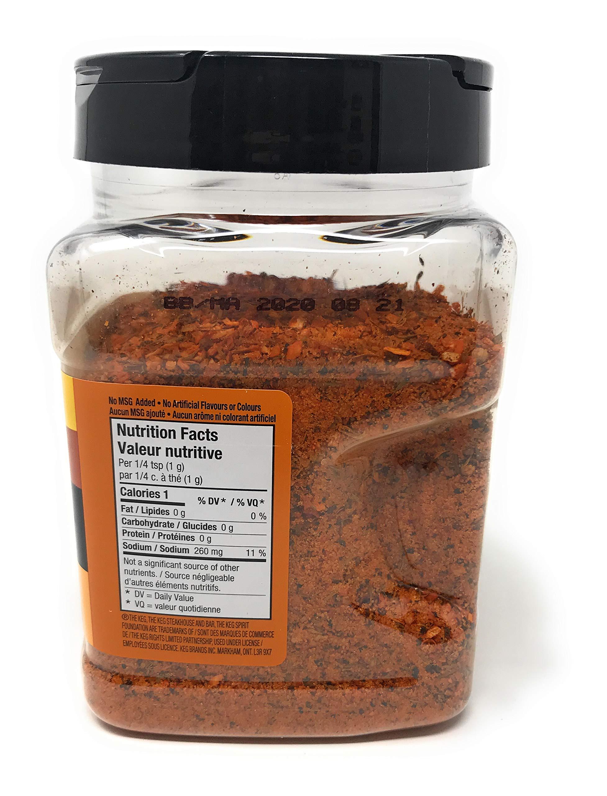 The Keg The Keg Chicken & Ribs Seasoning - 750 Gram Reusable Container, Product of Canada