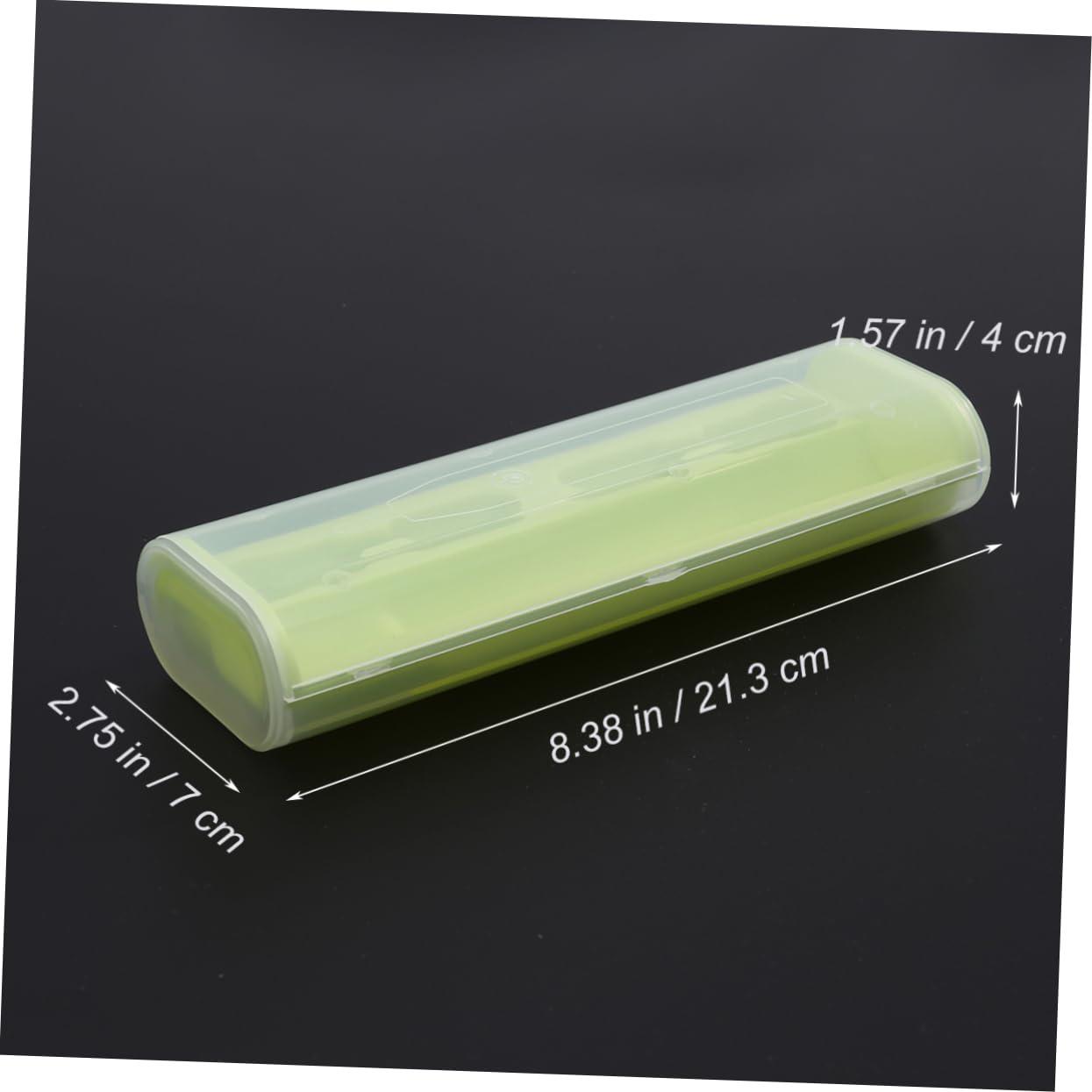 Healeved Healeved Universal Portable Electric Toothbrush Case Green Compact Travel Storage Box Toothbrush Covers