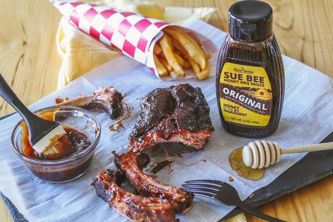 Sue Bee Sue Bee Original Style Barbecue Sauce, Honey BBQ, 14 Ounce (Pack of 1)