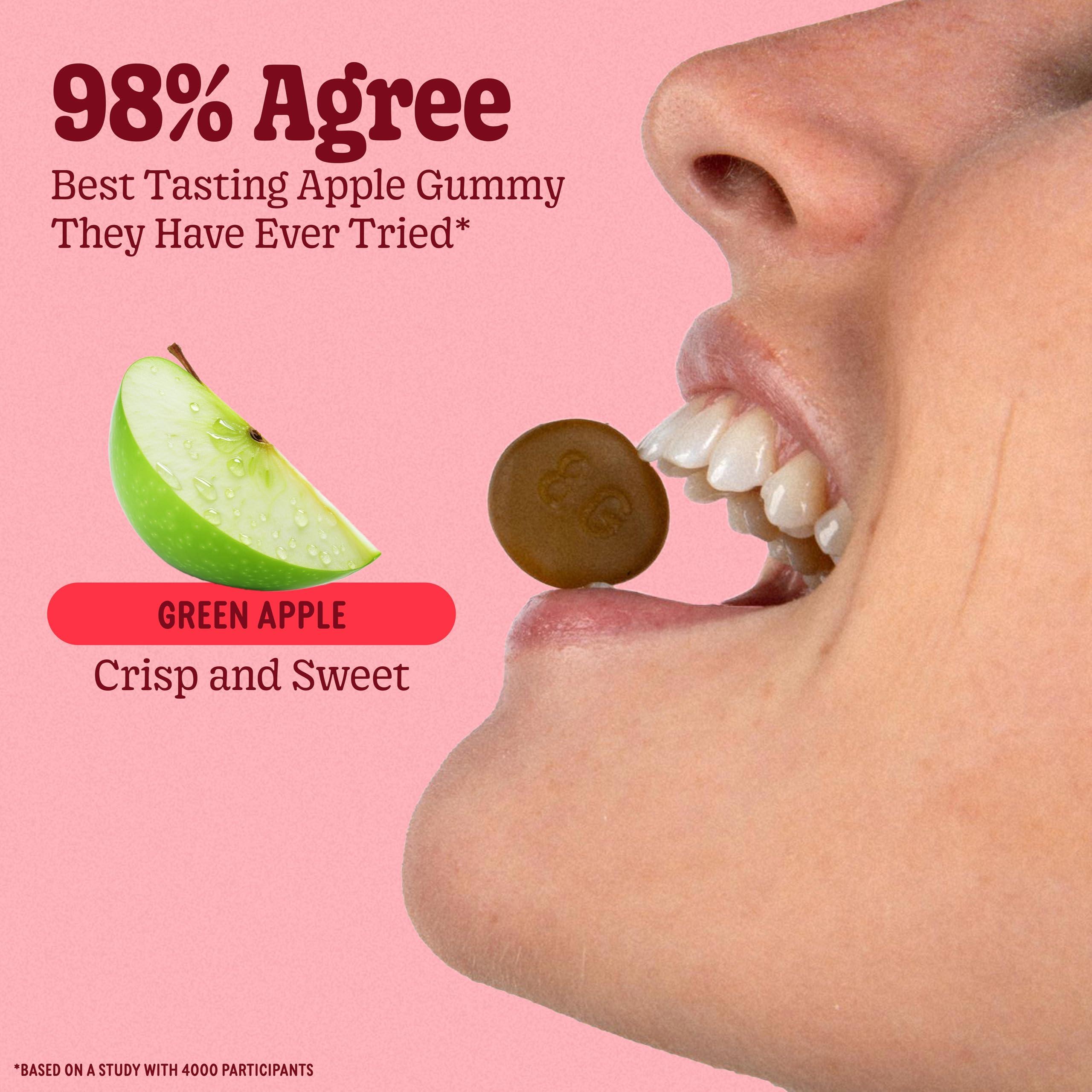 8Greens 8Greens Supergreens Gummies | Super Greens Powder Superfood Gummy for Metabolism, Immunity & Focus, Digestive Health Enzymes, Organic: Chlorella, Spirulina, Aloe Vera, Apple Flavor, 150 Count