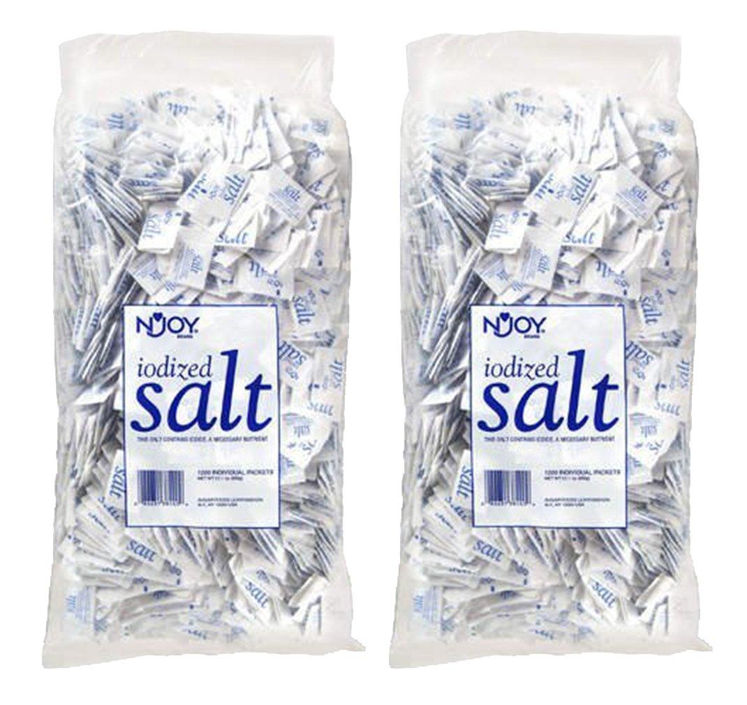 N'Joy N\'Joy Iodized Salt (.5 g., 1,200 Count) (2 Pack)