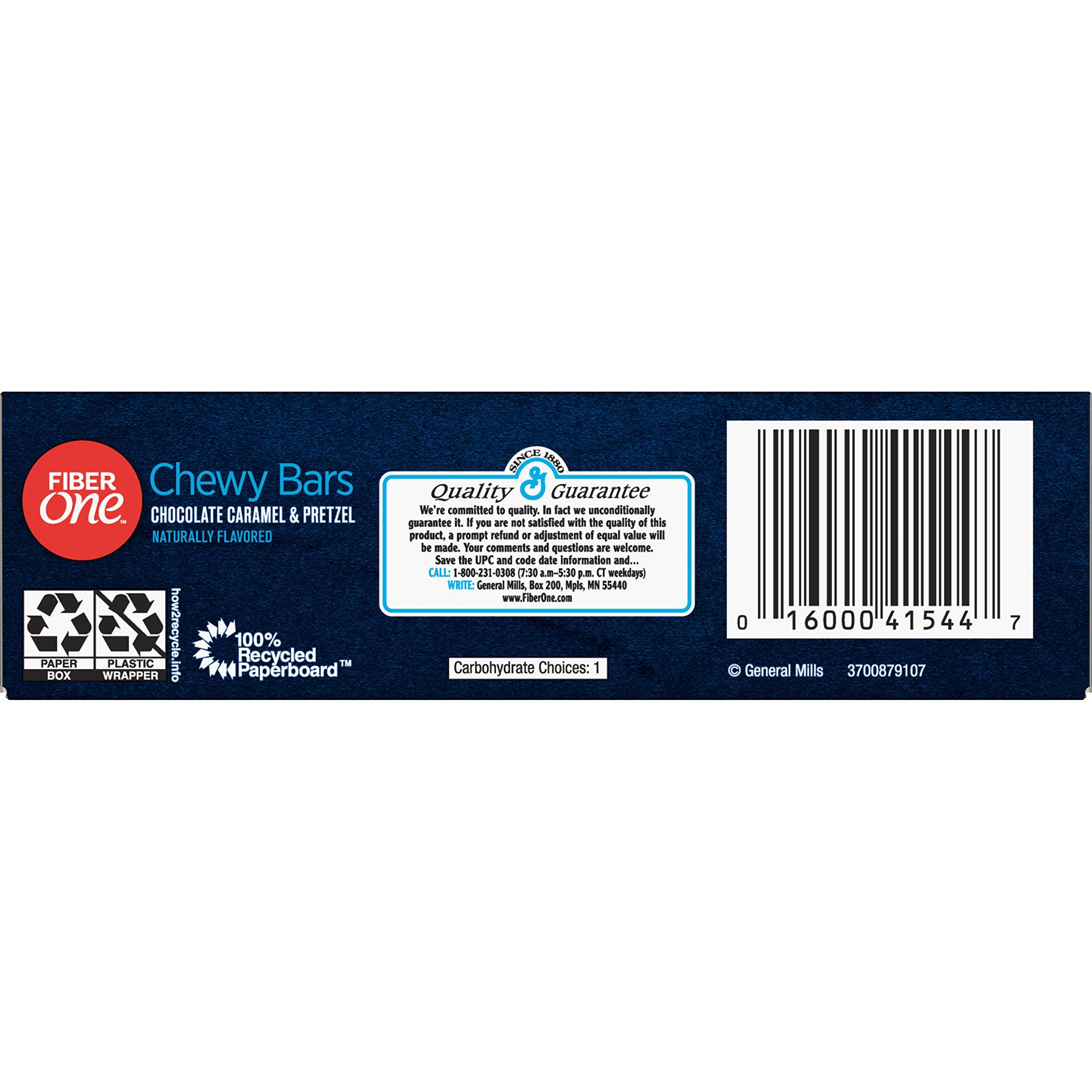 Fiber One Fiber One 70 Calorie Chocolate Caramel & Pretzel, 5 Bars